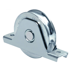 338 - Rueda de 12 cm / Capacidad Para Puertas de Hasta 400 kg / Canal Tipo 