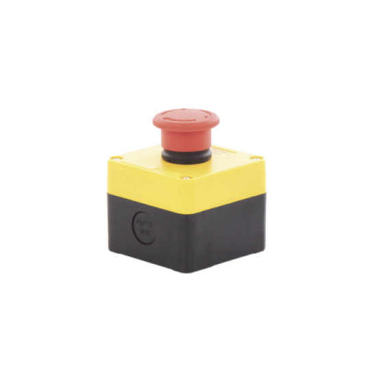 Botón de Stop Tipo Enclavado / Para Barreras Vehiculares, Operadores Corredizos y Abatibles. 