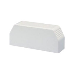 Tapa final, para uso con canaleta T70, Material PVC Rígido, Color Blanco Mate