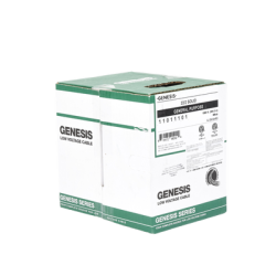 Bobina de 305 Metros / Alambre de Cobre 2 x 22 AWG / Tipo Alarmas CM-CL2 / Para Interior / Color Blanco / Para Aplicaciones de Alarmas de Intrusión / Automatización