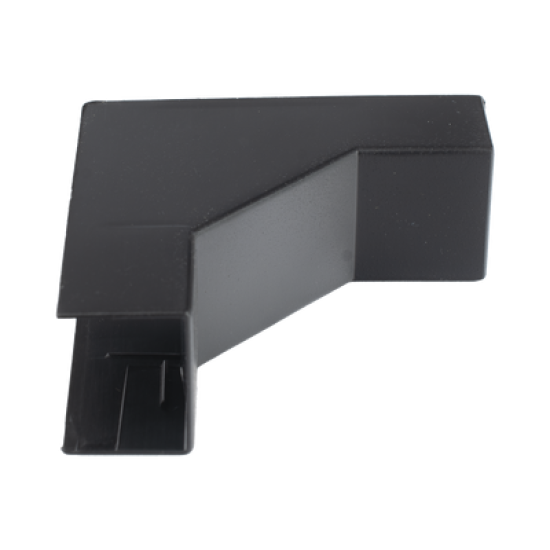 Esquinero Interior Color Negro de PVC Auto Axtinguible, Para Canaleta TMK-1720-N-CC (5220-02003)