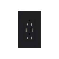 Tomacorriente 15A,con salida de carga USB