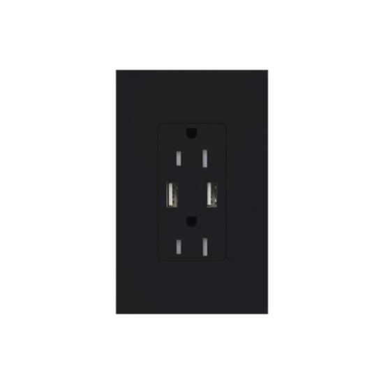 Tomacorriente 15A,con salida de carga USB