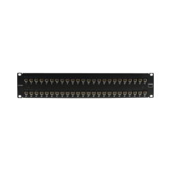 Patch Panel UltraMAX. UTP, Precargado con Jacks Cat6A, 48 Puertos, Plano, 2U