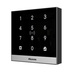 Teclado de Control de Acceso Inteligente / Administración 100% en la Nube / Interfaz WEB / POE / Lector Prox 125 kHz / MIFARE 13.56MHz / NFC / APP Smart Plus / Control de 1 Puerta / PIN Para Visitas / IP65