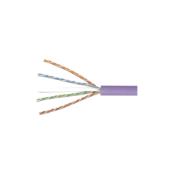 Bobina de Cable UTP Reelex, de 4 pares, Desempeño Cat6, LS0H (Bajo humo, cero halógenos), Color Violeta, 24 AWG, 305m