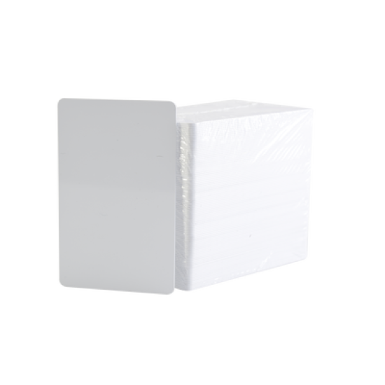 Paquete de 500 Tarjetas UltraCard 10 milesimas Grosor/ Adhesivas/ Imprimibles por un sólo lado / Para pegar sobre tarjetas/ CR80