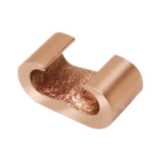 Conector Mecánico tipo YGHC-C, compresión en forma C para  calibre mínimo 1 tre- 2/0 tre y conductor máximo 6 sol - 2 tre.