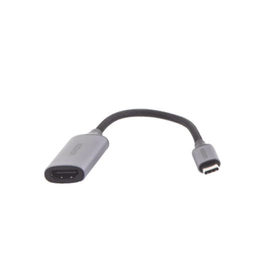 Cable Adaptador USB C a HDMI 4K@60Hz / Convertidor Thunderbolt 3 / Caja de Aluminio / HDMI V2.0 / 3D / Longitud del cable 10cm