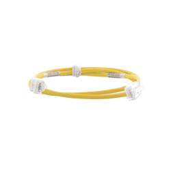 Cable de Parcheo TX6, UTP Cat6, Diámetro Reducido (28AWG), Color Amarillo, 3ft 