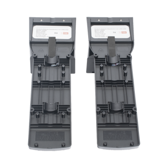 Detector fotoelectrico con celda solar ; DE 2 RAYOS; alcance exterior 60 m / interior 120 m, 4 frecuencias / Para ambientes donde no hay electricidad