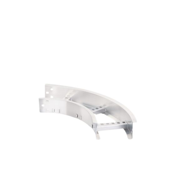 Curva Horizontal de Aluminio de 90° Perfil Z / Peralte 3 1/4