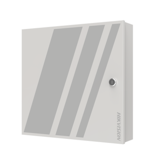 Controlador de Acceso de 4 Puertas / Administrable en la Nube con Hik-Connect Teams / Interfaz Web / Expandible con Módulo DS-K2M002X (hasta 128 Puertas) / 200,000 Tarjetas / Wiegand / 8 Lectoras de Huella y Tarjeta