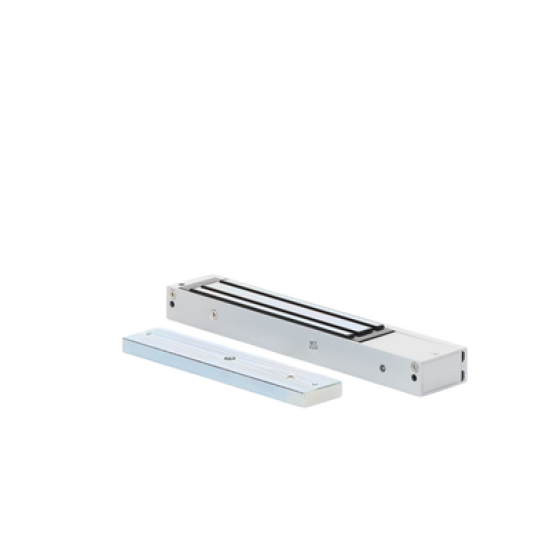 Chapa Magnética de 600 Lbs (272 Kg) / Montaje en Puerta Normal / Certificado CE /  Uso en Interior / Magnetismo Anti-residual