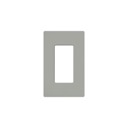 Placa de pared 1 espacio, para atenuador (dimmer), switch ó control remoto PICO inalámbrico.