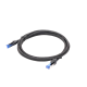 Cable Ethernet Cat8 CLASSâ… F/FTP Redondo con Malla de Nylon 2 Metros