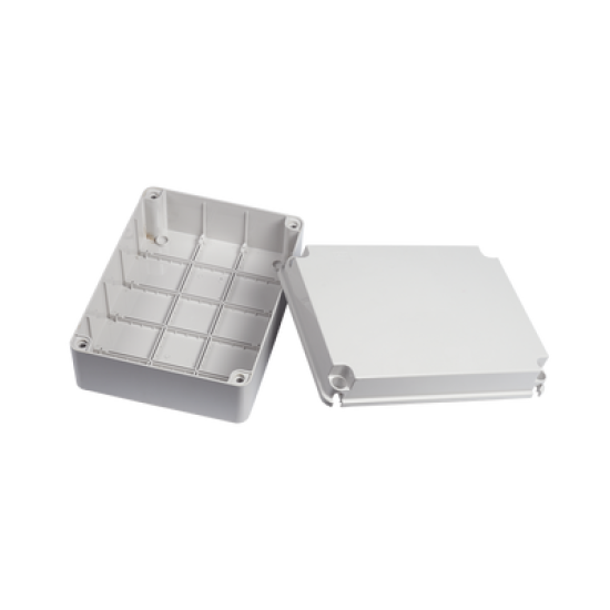 Gabinete de Plástico IP55 (190 X 240 X 95 mm). Protección EMI. Para Instalaciones Comerciales, Residenciales e Industriales. Incluye Tornillería para su Tapa. 