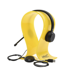 Jabra Evolve 30 Duo con conexión USB / 3.5mm, micrófono con cancelación de ruido y controlador en el cable con botones e indicadores LED (5399-823-309)