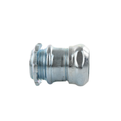 Conector Recto Compresión de Acero Galvanizado para Pared Delgada de 3/4