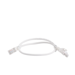 Cable de parcheo UTP Cat5e - 0.5 m - blanco