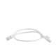 Cable de parcheo UTP Cat5e - 0.5 m - blanco