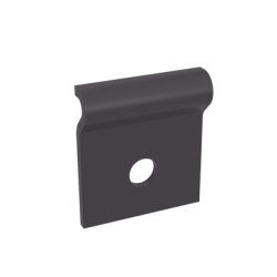 Soporte de Pared para Instalación Vertical de Charola Wire Basket, Color Negro