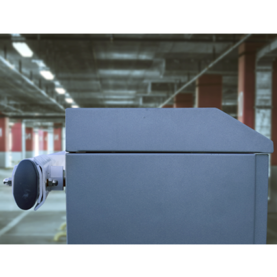 Barrera vehicular derecha / Soporta Brazo de hasta 3 m / Apertura en 1.5 s / Final de Carrera Ajustable por Programación / 