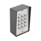 Teclado exterior/interior antivandálico, 3 relevadores, salida wiegand, 1200 usuarios