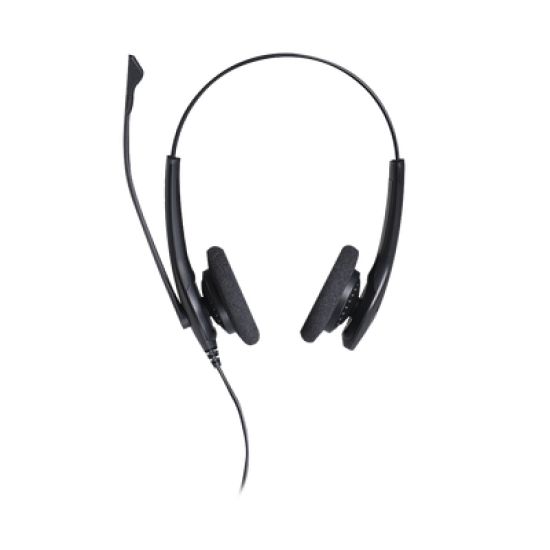Jabra Biz 1500 Duo, auricular profesional con cancelación de ruido, ideal para contact center con conexión USB (1559-0159)