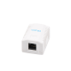 Caja de pared con 1 puerto, incluye 1 jack UTP Cat6A