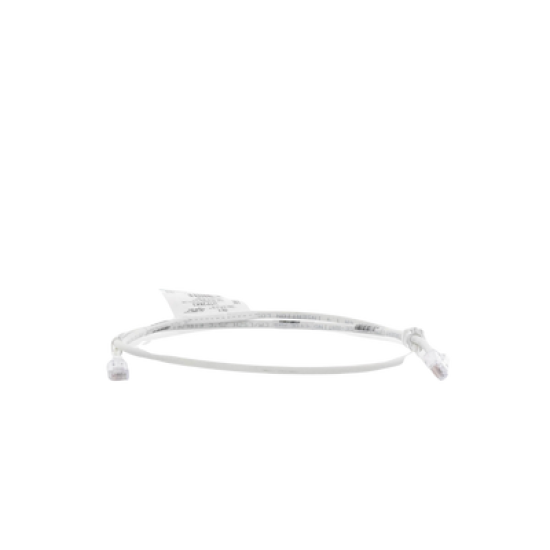 Cable de Parcheo UTP Cat6A, CM/LSZH, Diámetro Reducido (28AWG), Color Blanco Mate, 3ft