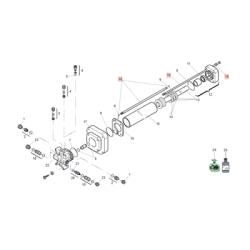TUBO DE ACEITE Y VARILLA DE EMBOLO PARA FAAC 422
