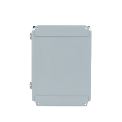 Gabinete de Bisagra Continua NEMA 12; IP66 de Uso en Intemperie, 305 x 254 x 203 mm, De Acero, Color Gris