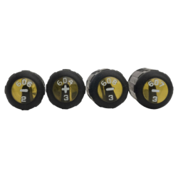 Juego de desarmadores miniatura de punta ranurada y Phillips de 4 piezas