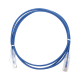 Cable de Parcheo Slim UTP Cat6 - 1.5 m Azul Diámetro Reducido (28 AWG)