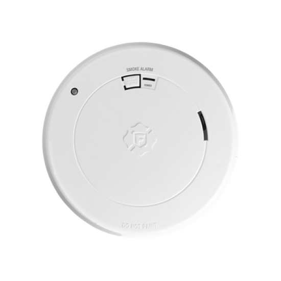 Detector de Humo Autónomo, No Requiere Panel, LED de Escape, Sensor por Ionización, Batería Sellada para 10 años de vida