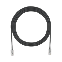 Cable de Parcheo UTP Cat6A, CM/LSZH, Diámetro Reducido (28AWG), Color Negro, 5ft