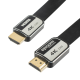 Cable HDMI de 5m | Alta Definición | Version 2.0 | Alta velocidad 18Gbps | 4K@60Hz | Conectores Chapados en Oro | Tipo Plano