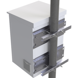 Herraje para Fijación a Pared, Torre o Poste compatible con LP-FORTE-16UR3 y LP-FORTE-24U-R3