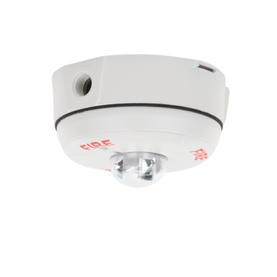 Lámpara Estroboscópica para Exterior / a 2 Hilos / Montaje en Techo / Configuración Estroboscópica Seleccionable / Color Blanco 