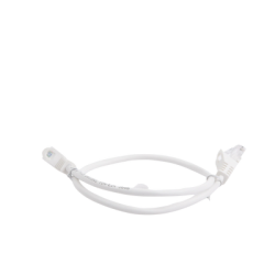 Cable de parcheo UTP Cat5e - 0.5 m - blanco