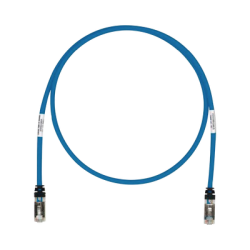 Patch Cord Cat6A, Blindado S/FTP, CM/LS0H, 3ft, Color Azul