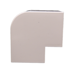 Esquinero Exterior Color Blanco de PVC Auto Axtinguible, Para Canaleta TMK-4577 (5510-02001)