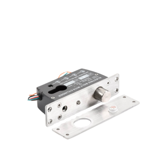 Cerradura de Perno 2000 kg de sujeción/ Cerrada en caso de falla (Fail Safe)/ Con temporizador y Sensor de puerta