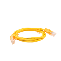 Cable de parcheo UTP Cat5e - 1 m - amarillo