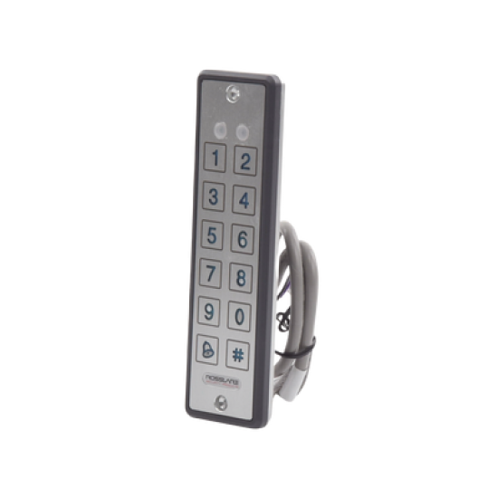 Lector ultra delgado de proximidad con teclado, capacidad de lectura de tarjetas ROSSLARE y HID, 125 Khz