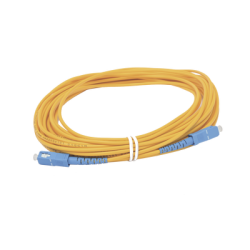 Jumper de Fibra Óptica Simplex, Monomodo, con Conectores SC/UPC-SC/UPC, de 10 Metros