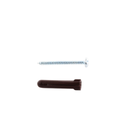 Paquete de 10 taquetes café 1 3/4