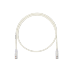 Cable de Parcheo UTP, Cat6A, 26 AWG, CM, Color Blanco Mate, 5ft