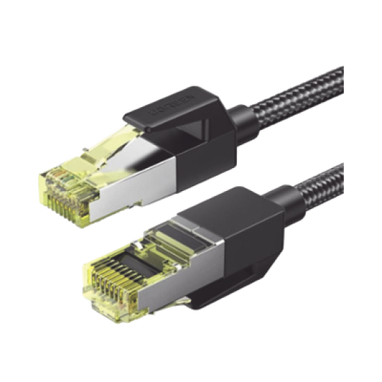 Cable Ethernet Cat7 CLASSâ… F/FTP Redondo con Malla de Nylon 1 Metro